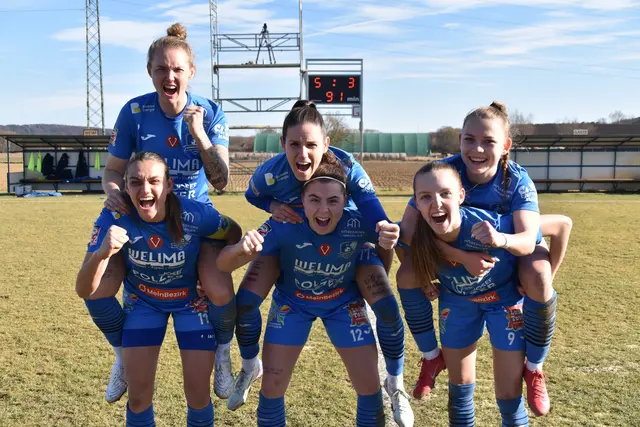 Siegesjubel: Katja Graf, Anna Tauschmann, Katja Dorn, Lilla Sipos, Anja Bacher, Marie-Kristin Leitner | Foto: Michael Strini