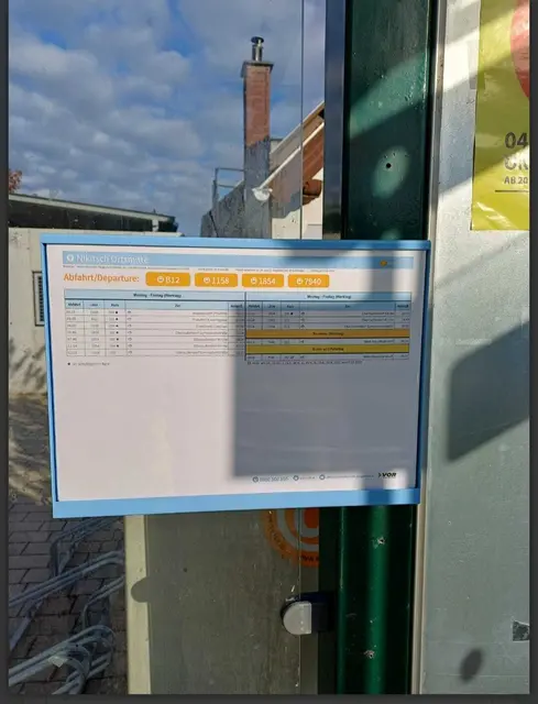 Die Verkehrsbetriebe Burgenland haben die Fahrpläne in Nikitsch bereits erneuert. | Foto: VBB