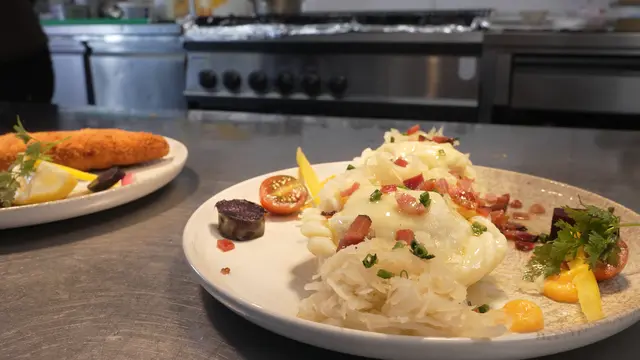 Auch Fleischnudeln und Kärntner Kasnudeln dürfen im Restaurant Lamm10 nicht fehlen. | Foto: Restaurant Lamm 10 - Hotel-Gasthof Lammersdorf