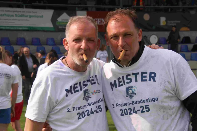 Meisterzigarre: Harald Bacher und Rainer Weber | Foto: Peter Seper