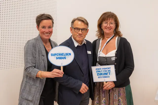 Organisatorin Sara Kranebitter, Primar Franz Martin Fink und Evelyne Peinsipp vom BKKÖ. | Foto: BKKÖ