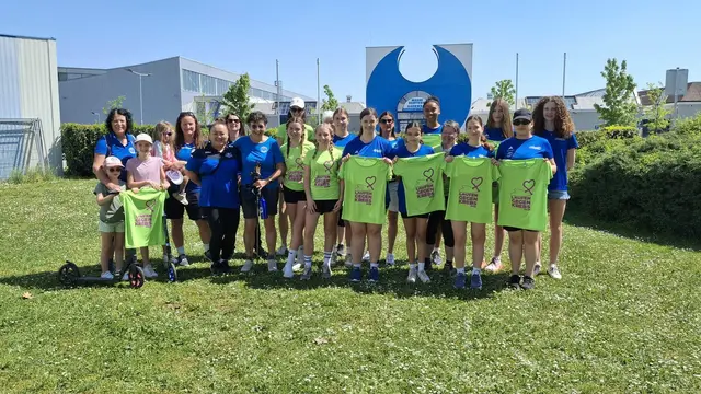Gemeinsam "Laufen gegen Krebs": Soroptimist Club Südburgenland Stegersbach, FC Südburgenland und die Gunners Girls | Foto: Marie Gartner