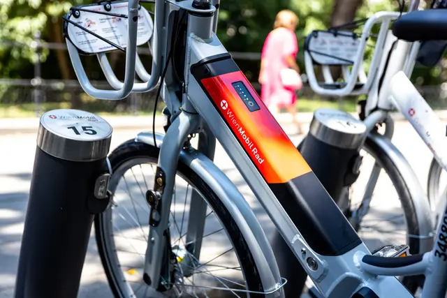 Die WienMobil-E-Bikes erfreuen sich großer Beliebtheit. | Foto: Wiener Linien/Maximilian Döringer