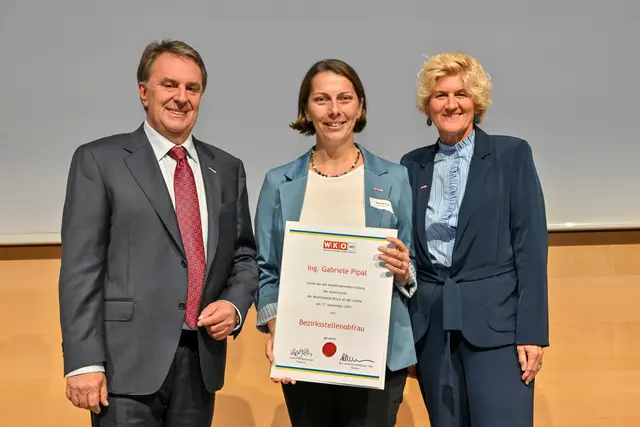 WKNÖ-Präsident Wolfgang Ecker, Obfrau Gabriele Pipal und Direktor-Stellvertreterin Alexandra Höfer | Foto: Tanja Wagner