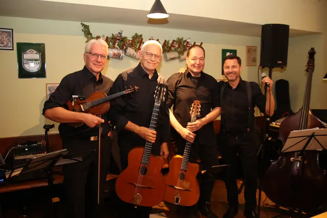 Die Django Partie begeisterte im Metzgersteig.