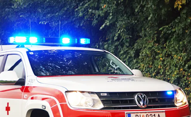 Der Mann wurde vom Rettungsdienst in das LKH Graz eingeliefert. | Foto: Rotes Kreuz