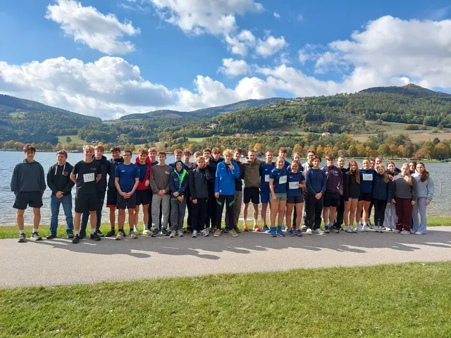 Das Aufgebot vom Sport-Schwerpunkt des BG/BORG Deutschlandsberg am Stubenbergsee | Foto: BG/BORG Deutschlandsberg