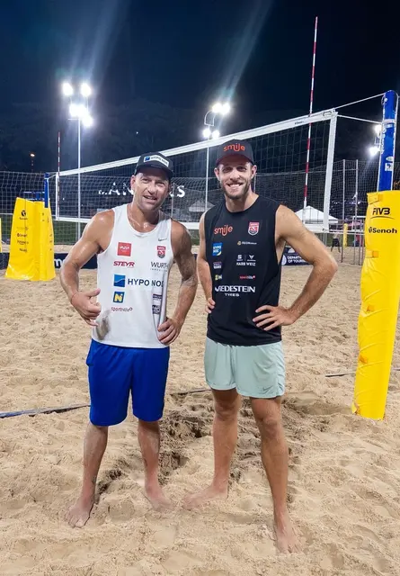 Das Beachvolleyball-Duo Alexander Horst (links) und Moritz Pristauz ist dieses Mal auf den Philippinen am Start. | Foto: Privat