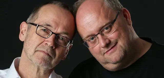 Ziemlich verschieden (von links): Ernst Aigner aus Freistadt und Günther Lainer aus Linz. | Foto: Volker Weihbold