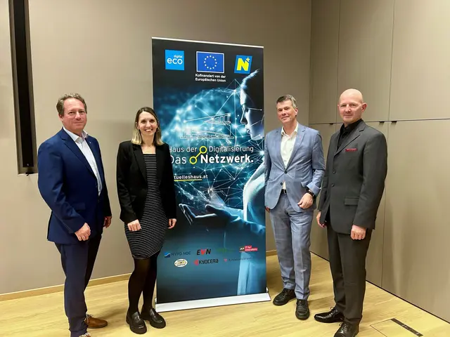 Peter Wondra, Marlies Temper, Horst Bischof und Claus Zeppelzauer. | Foto: ecoplus