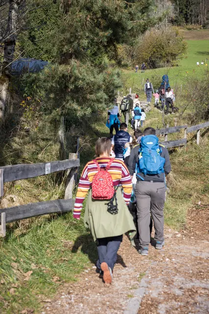 Wanderung auf den Gaisberg im Oktober 2024: die Expedition Gaisberg erfreute sich großer Beliebtheit.  | Foto: Stadt Salzburg/Wildbild/Günter Freund