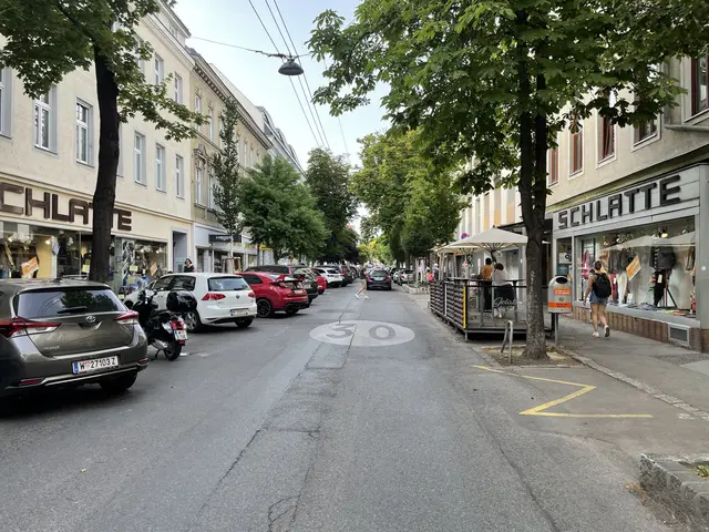 In der Obkirchergasse in Oberdöbling wird momentan gewerkelt. | Foto: Johannes Reiterits