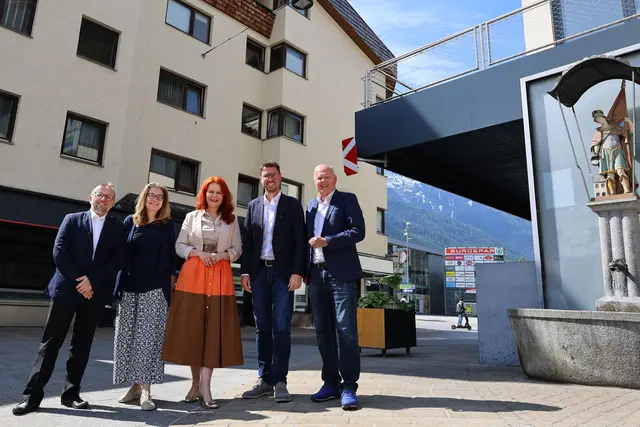 Bild: v.l.n.r.: Stickler, Baumann, Hagele, Härting, Salzburger. | Foto: MG Telfs