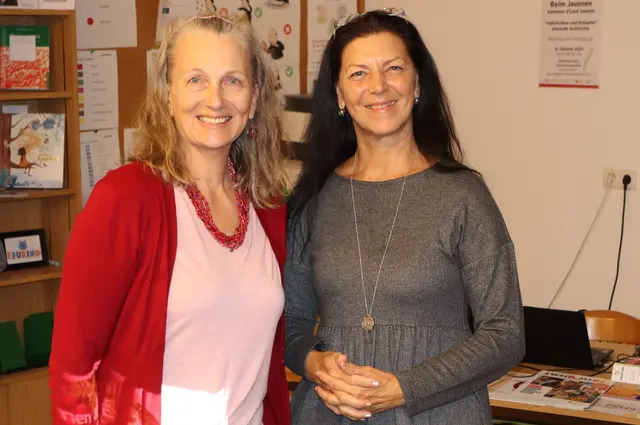 Koordinatorin Brigitte Kürschner, Vortragende Doris Wolf (v.l.) | Foto: Gerhard Langmann