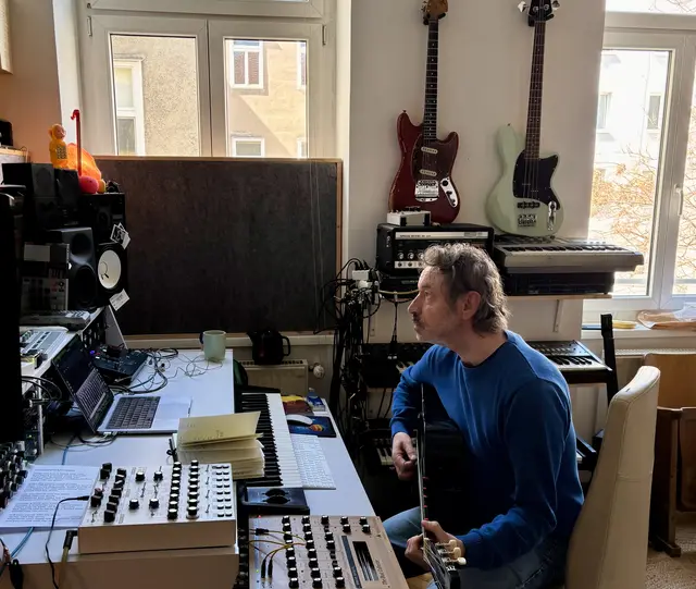 Oliver Welter in Lehmanns Studio | Foto: Lehmann