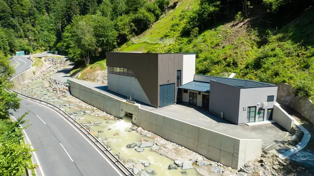 Das neue Kraftwerk wurde offiziell eröffnet.  | Foto: Kelag