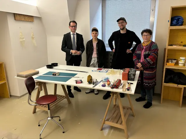 In Vorfreude: Bgm. Matthäus Bacherneg, Beate Gatschelhofer, Tom Biela und Sabine Christian. | Foto: MeinBezirk/Angelika Kern