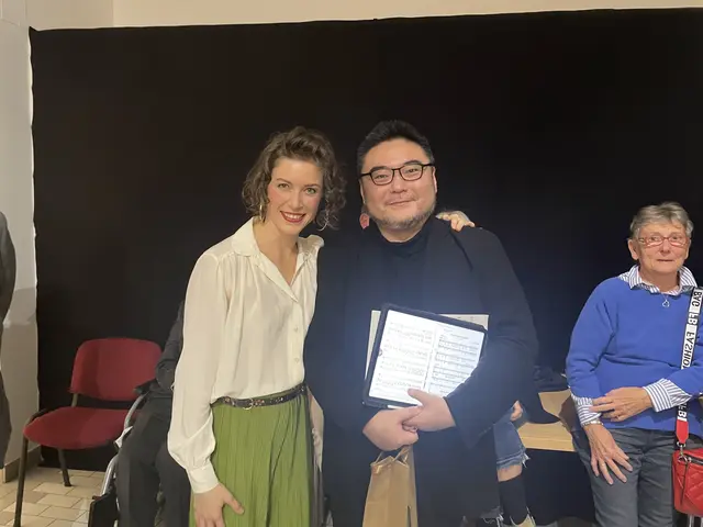 Lena Weiss und Masaaki Saito. | Foto: Breitenfurter Kulturgemeinschaft