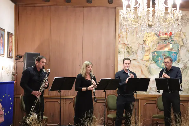 v.l.: Christian Moser, Stefanie Stückler, Florian Egger, Günther Abwerzger | Foto: Alen Grabic