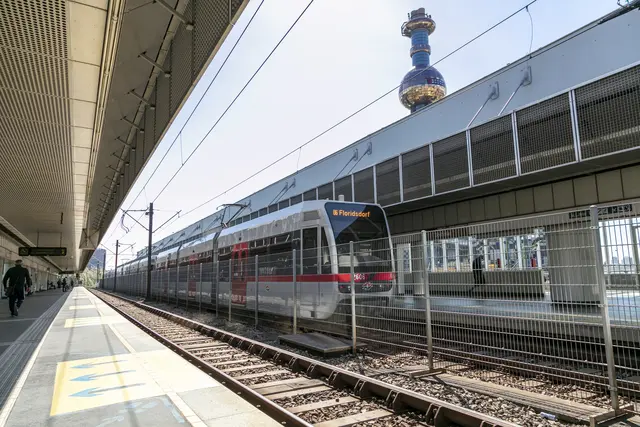 Die U6 kann im südlichen Abschnitt in den Herbstferien nur bis Spittelau verkehren. Im nördlichen Abschnitt geht es nur bis zur Jägerstraße. | Foto: Wiener Linien/Manfred Helmer