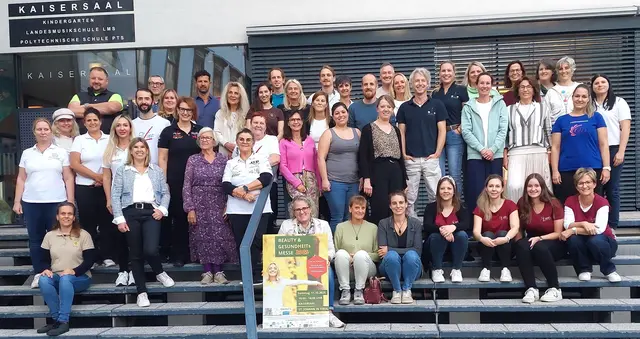 Die Aussteller der 3. Beauty- und Gesundheitsmesse in St. Johann (vo. Mi. Veranstalterin Claudia Pali). | Foto: Pali