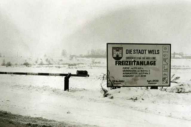 Die Stadt kaufte den Grund 1978 für 10 Millionen Schilling – umgerechnet etwa 720.000 Euro. | Foto: Stadtarchiv Wels