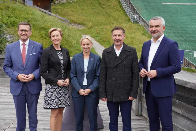 v.l.: Markus Achleitner, Martina Rüscher, Michaela Schmidt, Martin Zauner, Heinrich Dorner | Foto: Johannes Brandner