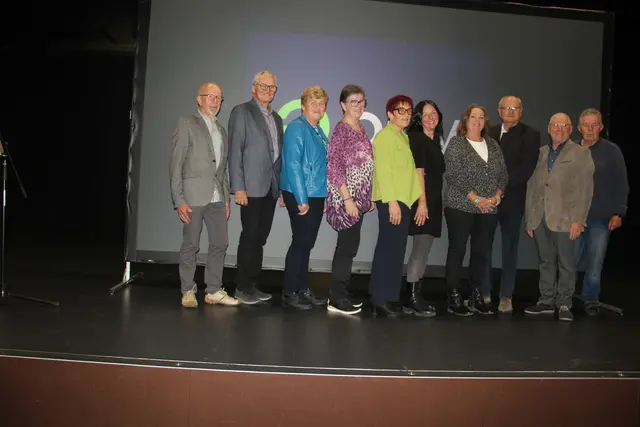 Der neu gewählte Vorstand bei der Generalversammlung. | Foto: Raimund Mold