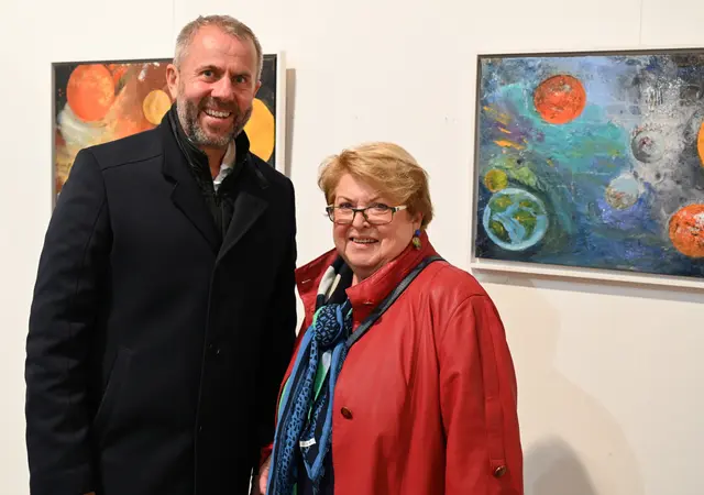 vlnr.: BGM LAbg Rudolf Raffelsberger, Christine Danninger | Foto: Wilfried Fischer