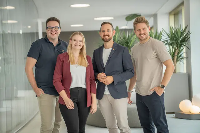 Leo Jindrak, Ines Trenda, Florian Baumgartner und Lukas Krainz (v.l.). | Foto: Hausi Flo