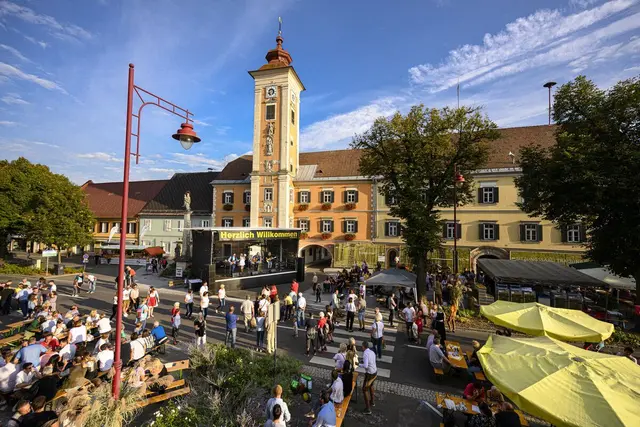 Der Stadtkern von Mureck berücksichtigt alle Generationen und bietet erstklassige Kultur- und Freizeitangebote. | Foto: TV Thermen- und Vulkanland
