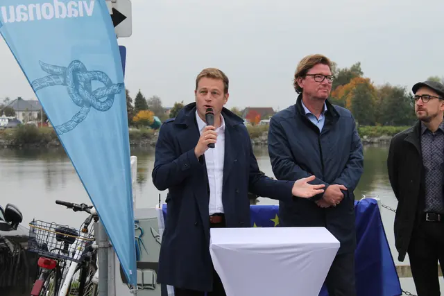 Umweltlandesrat Stefan Kaineder sieht das Projekt als Beispiel dafür, dass es „keine Raketenwissenschaft“ sein muss. | Foto: MeinBezirk/Magdalena Wimmer