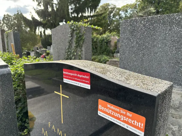 Bunte Sticker an auffallenden Stellen nehmen den Friedhöfen ihre friedliche Stimmung.  | Foto: Nathanael Peterlini/MeinBezirk