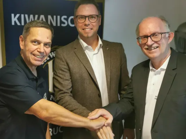 Das neue Führungsteam des Kiwanis-Clubs aus Grieskirchen präsentiert sich mit Hans Moser, Christian Mühlböck, Franz Pühretmair. | Foto: KC Grieskirchen-Hausruckkreis