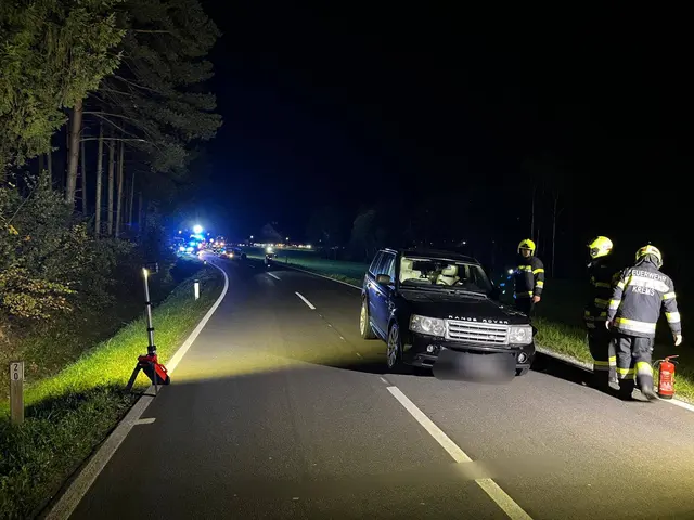 Auf der L317 kam es am Freitagabend zu einem schweren Verkehrsunfall. | Foto: FF Krems