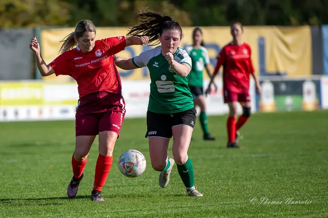 Bettina Rohrmüller (rot) suchte immer wieder den direkten Weg nach vorne und setzte ihre Mitspielerinnen gut in Szene. | Foto: Thomas Navratil