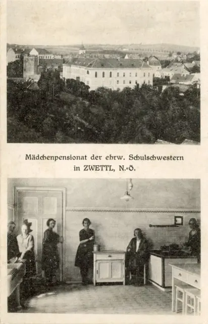 Mädchenpensionat der Schulschwestern in Zwettl.
 | Foto: Stadtarchiv Zwettl