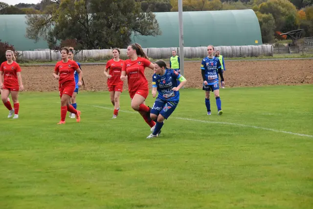 Isabella Gold mit Fokus auf das 2:0. | Foto: Michael Strini
