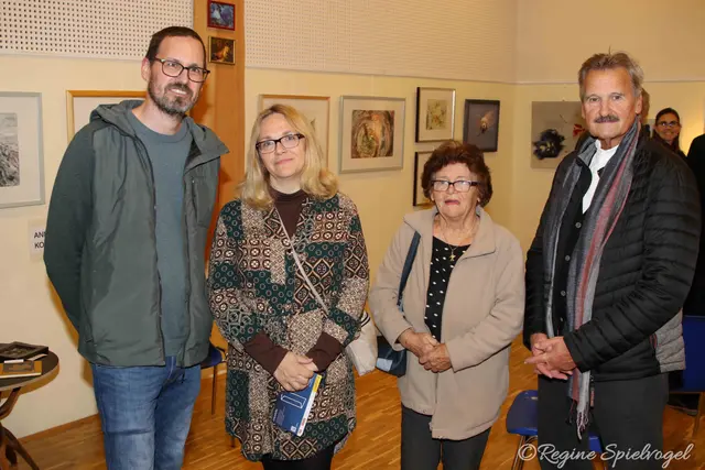 Daniel Fischer, Sabine Rosa Sobotka und Mutter Rosa Sobotka und Peter Fischer.