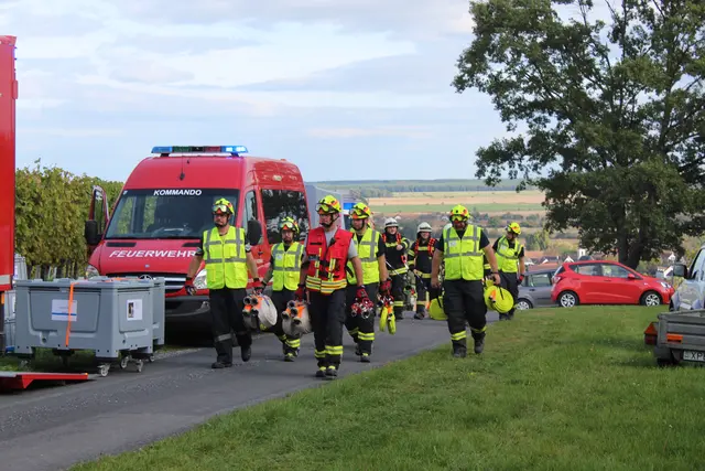 Insgesamt nahmen über 50 Feuerwehrmitglieder an der Übung teil. | Foto: Bezirksfeuerwehrkommando Güssing