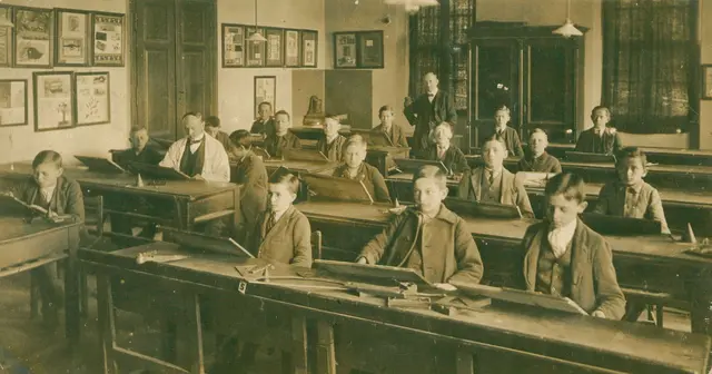Zwettl, Bürgerschule, Klasse, 1920 | Foto: Stadtarchiv Zwettl