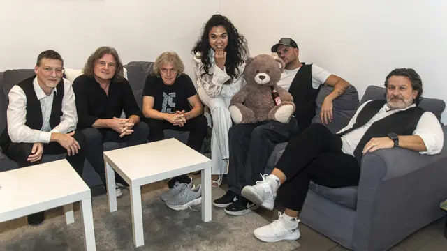 Martin Mader, Manfred Portschy, Peter Barborik, Sheila Fernandez, Rue Kostron, Matin Böhm | Foto: Gerhard Maly