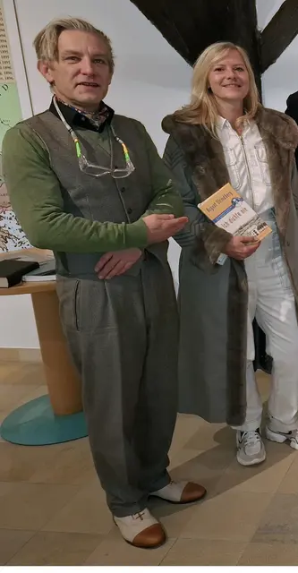 Claudia Zeißig und Andy Denk werden das Strindbergmuseum "weiterleben" lassen.  | Foto: Zinterhof