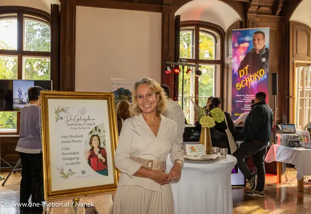 Katharine Leitgeb - zertifizierte Freie Rednerin. | Foto: www.cine-motion.at / Ivanek