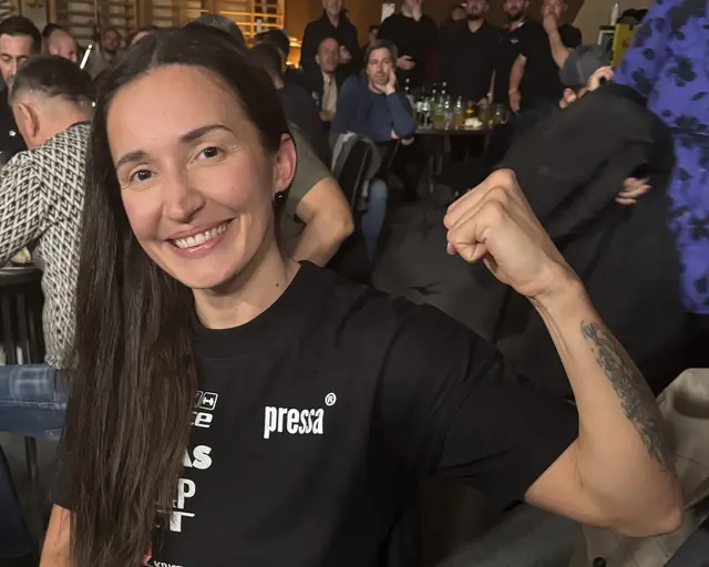 Ebenfalls Gast am Ring: Michaela Kotaskova, österreichische Staatsmeisterin im Mittelgewicht.  | Foto: Wolfgang Ilkerl