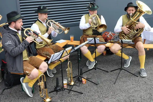 "Blechgspann" begleitete die Feier musikalisch | Foto: Gerhard Langmann