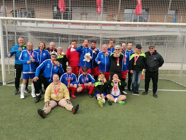 Siegerfoto mit Medaillen. | Foto: Sabine Kukla