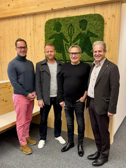 Gabriel Grabner, RC Gmunden, Christoph Hanin, SOS Kinderdorf, Gerhard Pohl, SOS Kinderdorf und Wolfgang Egle, RC Wels. | Foto: Rotary