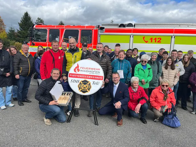 Die Waidhofner Feuerwehr beim Besuch in Telc. | Foto: FF Waidhofen/Thaya