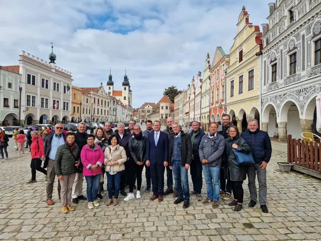 Die Vertreter des Waldviertels mit den Gastgebern in Telč | Foto: NÖ.Regional.GmbH